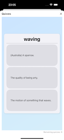 Quiz Interface